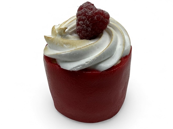 Marsepein slagroom gebakje