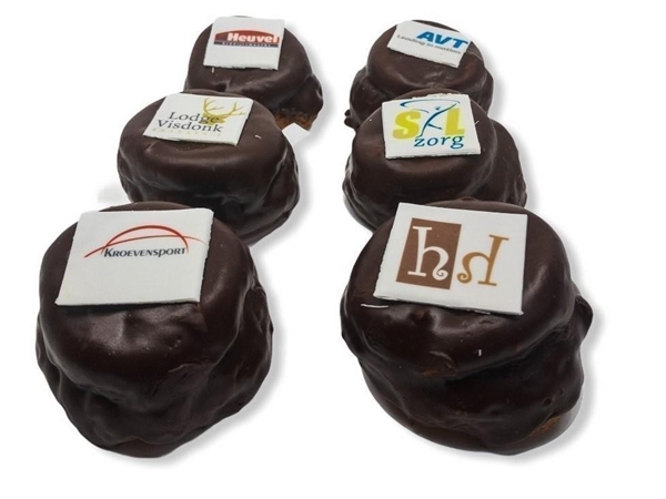 Gebak met logo afbeeling